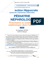 Proteinurie Et Syndrome Nephrotique