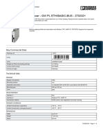 Ethernet HART Multiplexer - GW PL ETH/BASIC-BUS - 2702321: Key Commercial Data