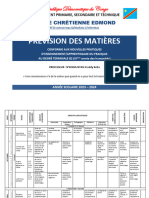 Prévision 5ème EDMOND 2023 - 2024