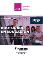 Dossier Doctorado en Educación 