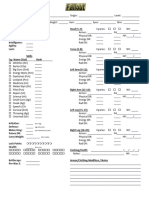 Fallout Character Sheet