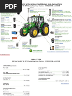 6M Final Tier 4 FT4 MY18 Series Row Crop Tractors 6110M 6120M and 6130M Filter Overview With Service Intervals and Capacities