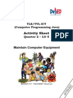 CHECKED FOR WEEK 5 Computer Programmming Java - J SHS - Quarter 2 - LAS 3 - Gavan