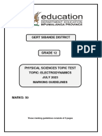 Topic Test Memo (Electrodynamics 2023) - 1