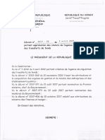 Décret N°2019-88 Du 09 Avril 2019 Portant Approbation Des Statuts de L'agence de Régulation Des Transferts de Fonds