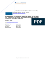 A Methodology To Characterise Simulation Models For Discovery and Composition: A System Theory-Based Approach To Model Curation For Integration and Reuse