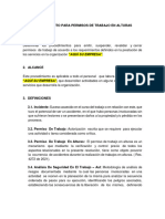 Procedimiento para Permisos de Trabajo