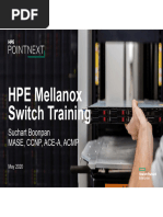 HPE Mellanox Switch Training, Part 1