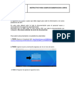 Instructivo para Subir La Documentacion