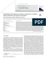 Computational Investigation of Air-Biogas Mixing Device For Different