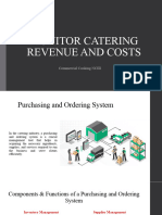 Monitor Catering Revenue and Costs