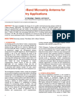 Design of Wide-Band Microstrip Antenna For S-Band