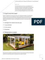 Como Construir Uma Mini Casa 4 X 5 Metros Com Pé Direito Alto. - Cursos de Arquitetura