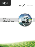 MiX Vision - Diagnostic Events Configuration Guide