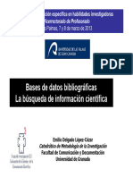 Bases de Datos Bibliográficas