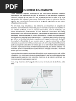 El Iceberg Del Conflicto