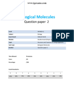 5.2 Biological Molecules 1b Igcse 9 1 Edexcel Biology