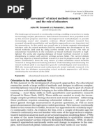 1 (Group - 1) Creswell A Movement To Mixed Method Study