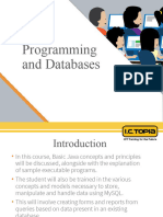 Ictopia Programming and Databases L6 L7