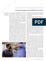 Efficacy of An Adenovirus Type 5 Vectored SARS CoV