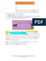 Current, Voltage & Resistance