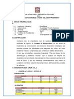 PLAN DE MEJORA - REFUERZO ESCOLAR 2024-Culminado