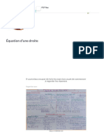 Équation D'une Droite Exercices Corrigés Pour 3AC Biof - Dyrassa