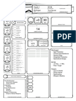 5E CharacterSheet Fillable Baymax