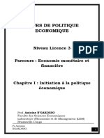 Conférence 1 Initiation À La Politique Économique - 033727