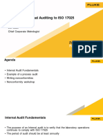 Principles of Internal Auditing To ISO17025