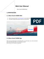 Web User Manual 1.instruction: 1.1 Afore Smart HOME Web