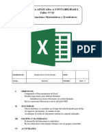 Taller 2 Funciones Matematicas y Estadisticas