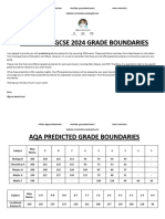 Predicted 2024 Grade Boundaries