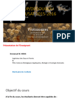 Cours 2015-2016 PROTOZOAIRE