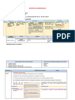 Sesión de Aprendizaje 09 de Abril 2024