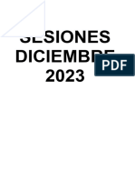 Sesiones DICIEMBRE 20203