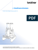 Manual de Instrucciones: Máquina de Bordar