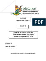 .Topic Test QP Work, Energy & Power (2024) - 2