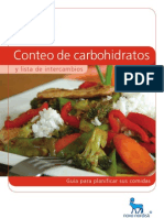 Listado de Alimentos Por 15 GR de Carbohidratos