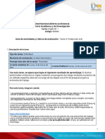 Activities Guide and Evaluation Rubric - Unit 2 - Task 4 - Speaking Production - En.es