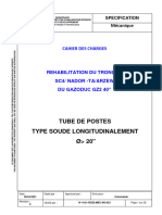 22-TUBE DE POSTES Longitudinal