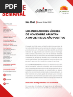 Los Indicadores Lideres de Noviembre Apuntan A Un Cierre de Ano Positivo