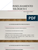 Aconselhamento, Orienta Ao e Psicoterapia - Aula 03