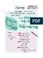 Trigonometry - Revision-Sheet