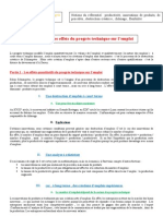 Fiche 3 - Progrès Technique Et Emploi