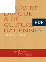 Brochure Cours de Langue 2023 24