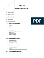 TEMA Nº3 de Seguros y Cuestionario