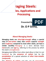 Lecture-1, Maraging Steels