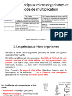 SQ3) Les Principaux Micro Organismes Et Leur Mode de Multiplication