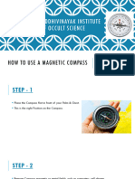 1) How To Use A Magnetic Compass